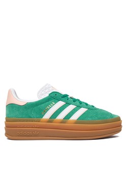 Sneakersy adidas Gazelle Bold IH6455 Zielony ze sklepu eobuwie.pl w kategorii Buty sportowe damskie - zdjęcie 187964138