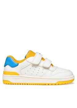Sneakersy Geox J Washiba Boy J46LQA 000BC C0270 D Biały ze sklepu eobuwie.pl w kategorii Buty sportowe dziecięce - zdjęcie 187964147