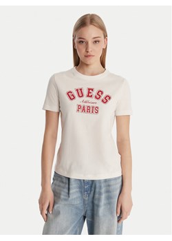 Guess T-Shirt V6RI15 J1314 Biały Regular Fit ze sklepu MODIVO w kategorii Bluzki damskie - zdjęcie 187964416