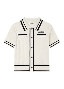Guess Sweter J6RR16 Z4652 Biały Regular Fit ze sklepu MODIVO w kategorii Swetry dziewczęce - zdjęcie 187964478