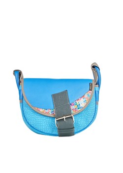 niebieska damska torebka listonoszka skórzana na ramię Freshman Mini ze sklepu Słoń Torbalski w kategorii Listonoszki - zdjęcie 187965025