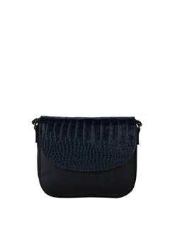 czarna torebka damska skórzana na ramię Camila ze sklepu Słoń Torbalski w kategorii Listonoszki - zdjęcie 187965039