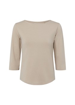 Franco Callegari Damska koszulka z długim rękawem Kobiety Bawełna taupe jednolity ze sklepu vangraaf w kategorii Bluzki damskie - zdjęcie 187965105