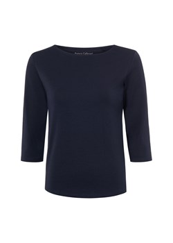Franco Callegari Damska koszulka z długim rękawem Kobiety Bawełna granatowy jednolity ze sklepu vangraaf w kategorii Bluzki damskie - zdjęcie 187965107