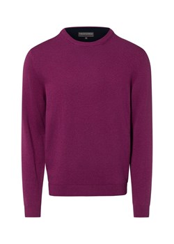 Finshley & Harding Sweter z zawartością kaszmiru Mężczyźni Bawełna malinowy marmurkowy ze sklepu vangraaf w kategorii Swetry męskie - zdjęcie 187965115