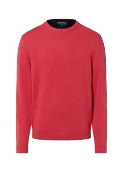 Finshley & Harding Sweter z zawartością kaszmiru Mężczyźni Bawełna czerwony marmurkowy ze sklepu vangraaf w kategorii Swetry męskie - zdjęcie 187965117