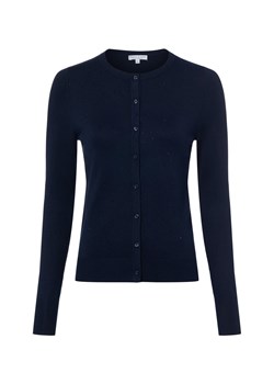 Marie Lund Kardigan damski Kobiety wiskoza granatowy jednolity ze sklepu vangraaf w kategorii Swetry damskie - zdjęcie 187965125