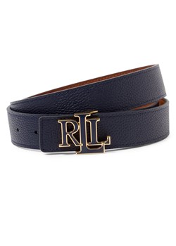 Lauren Ralph Lauren Damski dwustronny skórzany pasek Kobiety skóra koniakowy jednolity ze sklepu vangraaf w kategorii Paski damskie - zdjęcie 187965136