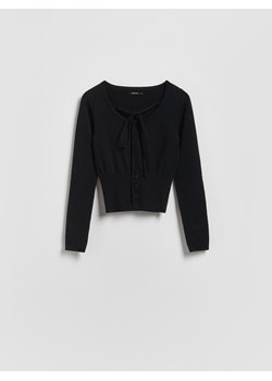 Reserved - Sweter z wiązaniem - czarny ze sklepu Reserved w kategorii Swetry damskie - zdjęcie 187965338