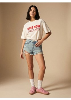 Sinsay - Szorty jeansowe - niebieski ze sklepu Sinsay w kategorii Szorty - zdjęcie 187966028