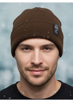 Sinsay - Czapka beanie - brązowy ze sklepu Sinsay w kategorii Czapki zimowe męskie - zdjęcie 187966057