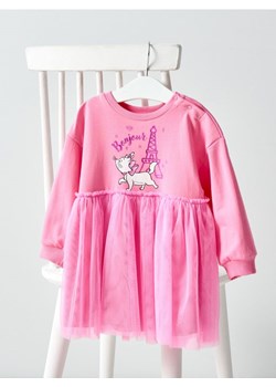 Sinsay - Sukienka babydoll The Aristocats - różowy ze sklepu Sinsay w kategorii Sukienki dziewczęce - zdjęcie 187966058