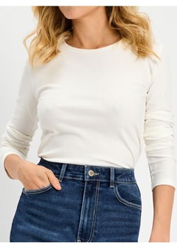Sinsay - Koszulka z długimi rękawami - kremowy ze sklepu Sinsay w kategorii Bluzki damskie - zdjęcie 187966078