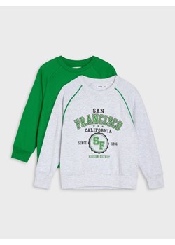 Sinsay - Bluza crewneck 2 pack - szary ze sklepu Sinsay w kategorii Bluzy chłopięce - zdjęcie 187966088