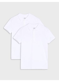 Sinsay - Koszulki polo 2 pack - biały ze sklepu Sinsay w kategorii T-shirty chłopięce - zdjęcie 187966147