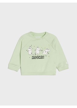 Sinsay - Bluza The Moomins - zielony ze sklepu Sinsay w kategorii Bluzy i swetry - zdjęcie 187966185