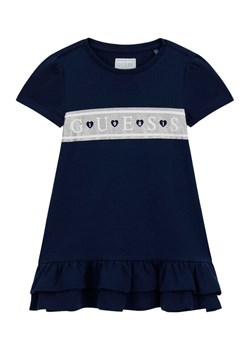 Guess Sukienka codzienna K6RK13 KA6W4 Granatowy Regular Fit ze sklepu MODIVO w kategorii Sukienki dziewczęce - zdjęcie 187966778