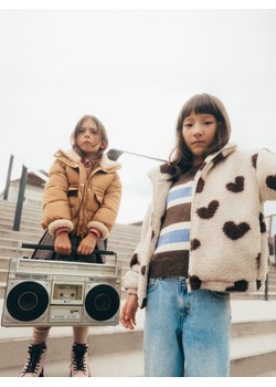 Reserved - Pikowana kurtka z ociepleniem - brązowy ze sklepu Reserved w kategorii Kurtki dziewczęce - zdjęcie 187968966