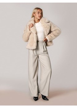 Sinsay - Ażurowy sweter z domieszką wełny - kremowy ze sklepu Sinsay w kategorii Swetry damskie - zdjęcie 187970025