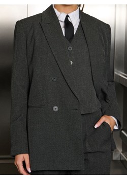 Sinsay - Żakiet dwurzędowy - szary ze sklepu Sinsay w kategorii Marynarki damskie - zdjęcie 187970029