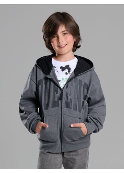 Sinsay - Rozpinana bluza z kapturem - szary ze sklepu Sinsay w kategorii Bluzy chłopięce - zdjęcie 187970035