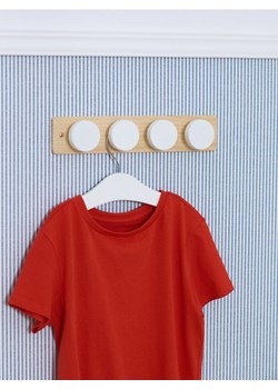 Sinsay - Wieszak ścienny z białymi haczykami - biały ze sklepu Sinsay w kategorii Meble dziecięce - zdjęcie 187970056