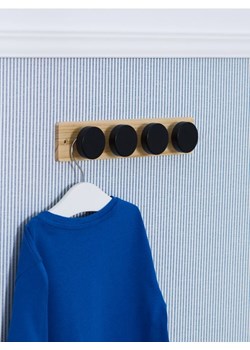 Sinsay - Wieszak ścienny z czarnymi haczykami - czarny ze sklepu Sinsay w kategorii Meble dziecięce - zdjęcie 187970057