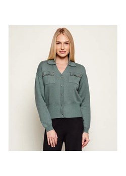 Liu Jo Sport Kardigan | Loose fit | z dodatkiem jedwabiu ze sklepu Gomez Fashion Store w kategorii Swetry damskie - zdjęcie 187970685