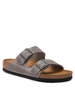 Klapki Birkenstock Arizona Bs 552801 Szary ze sklepu eobuwie.pl w kategorii Klapki męskie - zdjęcie 187970816