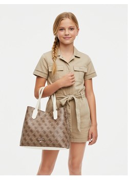 Torebka Guess J5YZ01 WFMF0 Brązowy ze sklepu eobuwie.pl w kategorii Torby Shopper bag - zdjęcie 187970828