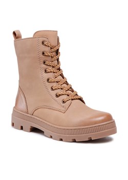 Lasocki Trzewiki WI23-PUSZAN-16 Beżowy ze sklepu MODIVO w kategorii Workery damskie - zdjęcie 187971287