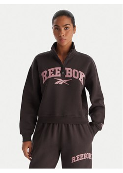 Reebok Bluza Tatty RK25167CCW Brązowy Regular Fit ze sklepu MODIVO w kategorii Bluzy damskie - zdjęcie 187971387