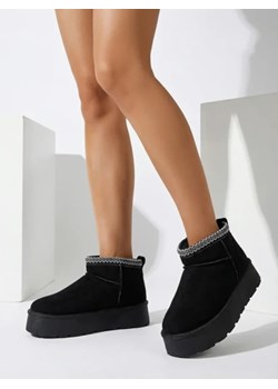 Royalfashion Krótkie buty a'la śniegowce damskie Xoalla ze sklepu royalfashion.pl w kategorii Śniegowce damskie - zdjęcie 187972247