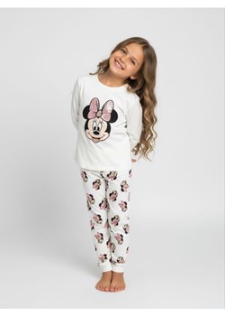 Sinsay - Welurowa piżama dwuczęściowa Minnie Mouse - kremowy ze sklepu Sinsay w kategorii Piżamy dziecięce - zdjęcie 187972675
