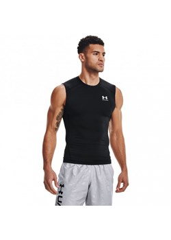 Męski top treningowy UNDER ARMOUR UA HG Armour Comp SL - czarny ze sklepu Sportstylestory.com w kategorii T-shirty męskie - zdjęcie 187972725