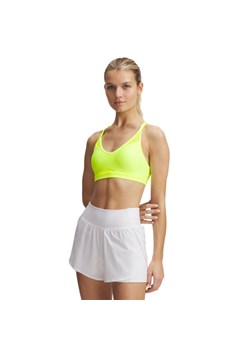 Biustonosz treningowy Under Armour UA Crossback Low Bra - żółty ze sklepu Sportstylestory.com w kategorii Biustonosze - zdjęcie 187972758