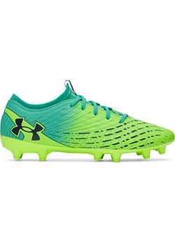 Buty piłkarskie korki uniseks Under Armour UA U Magnetico Select 5 FG - zielone ze sklepu Sportstylestory.com w kategorii Buty sportowe męskie - zdjęcie 187972796