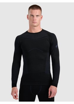 Męska bielizna termoaktywna (góra) 4F 4FWAW25USEAM222 - czarna ze sklepu Sportstylestory.com w kategorii Bielizna termoaktywna męska - zdjęcie 187972867
