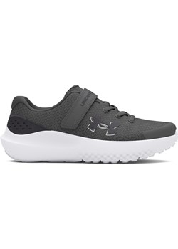 Chłopięce buty do biegania Under Armour UA BPS Surge 4 AC - szare ze sklepu Sportstylestory.com w kategorii Buty sportowe dziecięce - zdjęcie 187972895
