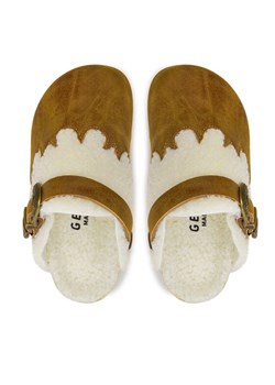 Kapcie Genuins Nevada G105327 Brązowy ze sklepu eobuwie.pl w kategorii Kapcie dziecięce - zdjęcie 187972925