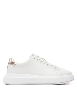 Sneakersy Calvin Klein Cupsole Lace Up Leather HW0HW01987 Biały ze sklepu eobuwie.pl w kategorii Buty sportowe damskie - zdjęcie 187972936
