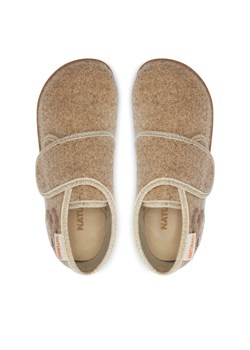 Kapcie Naturino Carillon 0014000627 D Beżowy ze sklepu eobuwie.pl w kategorii Kapcie dziecięce - zdjęcie 187972938