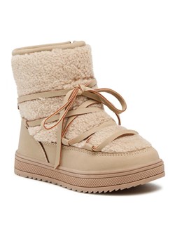 Śniegowce Nelli Blu CM220117-11 Beżowy ze sklepu eobuwie.pl w kategorii Buty zimowe dziecięce - zdjęcie 187973279