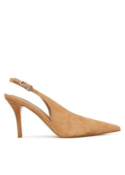 Szpilki Guess FLPPRI SUE05 Brązowy ze sklepu eobuwie.pl w kategorii Czółenka - zdjęcie 187973288