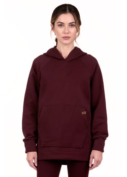 Vivisence 9006 bluza z kapturem, miękka bawełna bordowy ze sklepu kontri.pl w kategorii Bluzy damskie - zdjęcie 187973599