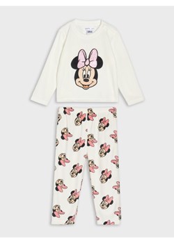 Sinsay - Welurowa piżama dwuczęściowa Minnie Mouse - kremowy ze sklepu Sinsay w kategorii Piżamy dziecięce - zdjęcie 187973916