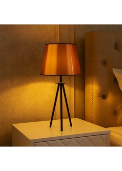 Czarna lampa stołowa na 3 nogach w stylu loftowym BERGEN MIRROR ze sklepu Lysne w kategorii Lampy stołowe - zdjęcie 187973956