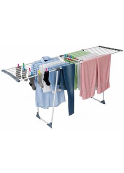 Szara teleskopowa suszarka do ubrań B7-C41 ze sklepu Edinos.pl w kategorii Akcesoria łazienkowe - zdjęcie 187974285