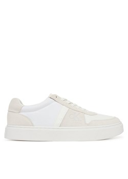 Sneakersy Calvin Klein Classic Cups Lace Mix Emb Tongue YM0YM01395 Biały ze sklepu eobuwie.pl w kategorii Buty sportowe męskie - zdjęcie 187974325