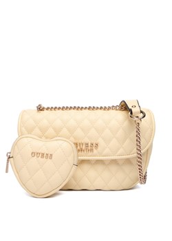 Torebka Guess Atabey HWQG98 94210 Żółty ze sklepu eobuwie.pl w kategorii Torebki damskie - zdjęcie 187975386